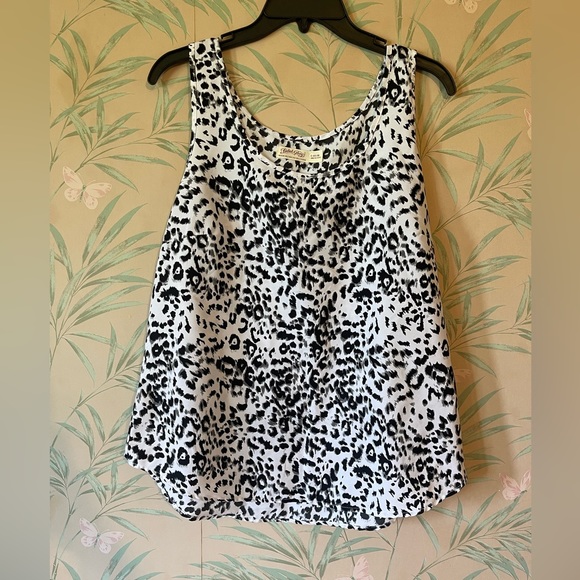 Leopard print tank top blouse - Picture 1 of 2